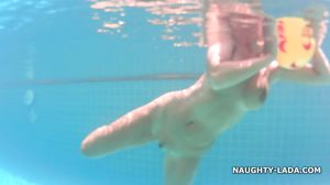 NaughtyLada - Nude in pool