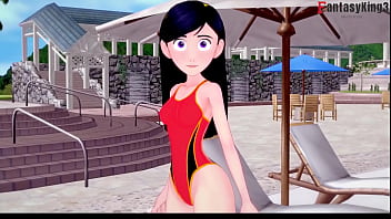 Violet Parr bikini footjob and blowjob POV | The Incredibles | Short (watch the full version on RED and extra scenes on premium)