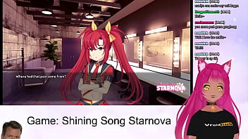VTuber LewdNeko Plays Shining Song Starnova Aki Route Part 4