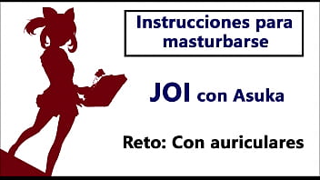 JOI EN ESPAÑOL. Akane te ordena como debes masturbarte. Reto especial.